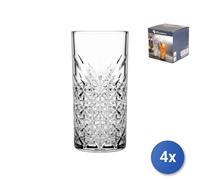 SG Secret de Gourmet Pasabahce 9339 Timeless Verres Long Drink, 4 unités