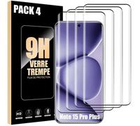 4x Verre Trempé 3D pour Xiaomi Redmi Note 15 Pro Plus 5G - Protection avec Bord Noir Anti-Rayures