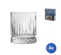 4X Verres En Verre Transparent, Elysia, Pour Whisky, 21Cl