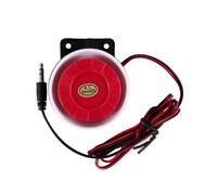 4X Vibrateur Piezo de Son Continu Decibel IC Haut-Parleur de L'Alarme de 12V 120db Noir + Rouge