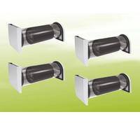 4x Viessmann Vitovent 050-D Type H20E A43 sans unité de commande - Acier inoxydable - Z025292
