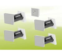 4x Viessmann Vitovent 100-D Typ H40E B55 (L) avec kit de ventilation et unité de commande 100-D filaire