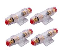 4X Voiture Stereo 8 Gauge AGU Support Porte Fusible Et Fuse 60 Amp Audio Cable