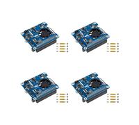 4X Waveshare Chapeau POE (C) pour Raspberry Pi 4B/3B +, Chapeau D'Alimentation sur Ethernet, Prise en Charge Du Réseau Conforme IEEE 802.3Af/At