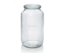 4x Weck pot verre cylindrique avec couvercle Cylinder shape 3 l