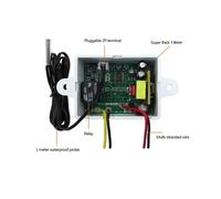 4X Xh-W3002 220V Contrôleur de Température Led Numérique 10A Sonde de Commutateur de Commande de Thermostat avec Capteur Étanche W3002