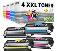 4x XXL cartouche toner pour Konica Minolta Magicolor 1600W 1650EN 1680MF 1690MF