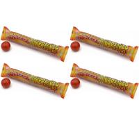 4X ZED CANDY BLEU RAZZ JAWBREAKER 6 BOULES EN PAQUETS DE BONBONS GOUT BULLE
