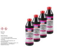 4X1 Litre Original Liqui Moly 3666 Boîte Huile Centrale Hydraulique 2400