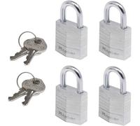 4x1 Master Lock Cadenas Lot de 4 9120EURQNOPCC
