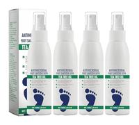 4x100ml Deodorant Pied Antiseptique Spray Antifongique Mycose Pour Soulager Les Infections Des Pieds Et Éliminer Les Odeurs Convient Aussi Bien Aux Hommes Qu'aux Femmes