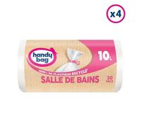 4x20 Sacs poubelle 10L à lien - Salle de Bains - Handy Bag
