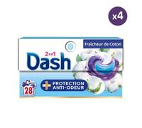 4x28 Pods Fraicheur de Coton - Lessive en Capsules Dash