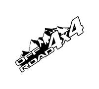 4x4 Off Road Sticker - Mountain Graphic PET Car Decal For Pickup Trucks