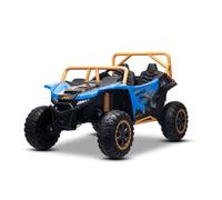 4x4 Voiture électrique Buggy Arctic CAT XXL 24V, bleu, 2 places, roues EVA souples, batterie lithium, MP3/Bluetooth, sous licence