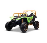4x4 Voiture électrique Buggy Arctic CAT XXL 24V, verte, 2 places, roues EVA souples, batterie lithium, MP3/Bluetooth, sous licence