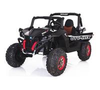 4x4 Voiture électrique enfants 24V 2 places NEUVE RSX, Noir, 4x45W, batterie lithium, télécommande, lecteur MP3 avec entrée USB/AUX
