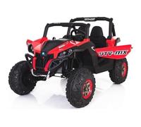 4x4 Voiture électrique enfants 24V 2 places NEUVE RSX, Rouge, 4x45W, batterie lithium, télécommande, lecteur MP3 avec entrée