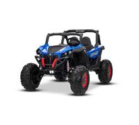 4x4 Voiture électrique pour enfants 24V 2 places NEUVE RSX, Bleu, batterie lithium, roues EVA, , télécommande, MP3/USB/AUX, 4x45 W