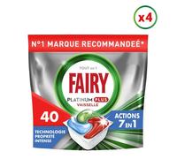 4x40 Capsules Platinum Propreté Intense - Tablettes lave-vaisselle - Fairy