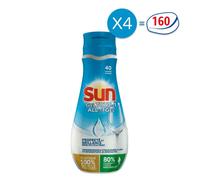 4x40 lavages Gels Lave-Vaisselle Sun Tout en 1 Efficacité & Brillance (160 lavages)
