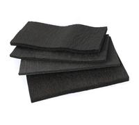 4x4in feutre de graphite de carbone souple PAN feuille mince électrique électrode flexible de qualité industrielle en graphite de carbone pur à haute teneur for expérience scolaire(100 * 100 * 3mm)