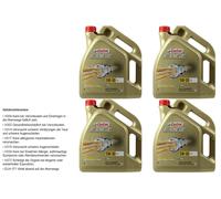 4x5 Litre Original castrol edge Titane 5W-30 C3 huile moteur L'Huile De