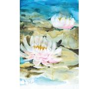 4x6" Inch Mini Pocket Sized Sketchbook Monet Inspired Impressionist Waterlilies Watercolor Cover: Small Easy to Carry Notebook for Creative Writing | ... Compact Travel Sized Journal with Blank Pages