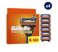 4x6 Lames De Rasoirs Fusion Power - Gillette