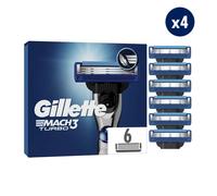 4x6 Lames De Rasoirs Mach3 Turbo 3d - Gillette