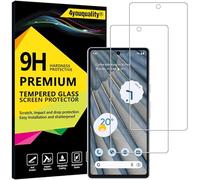 4youquality Lot de 2 films de protection d'écran en verre trempé pour Google Pixel 7A (6,1") - Résistant aux chocs - Anti-rayures
