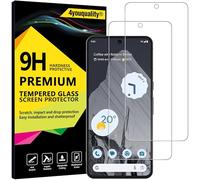 4youquality Lot de 2 films de protection d'écran en verre trempé pour Google Pixel 8 Pro (6,7 pouces) [LifetimeSupport] [Résistant aux chocs] [Anti-rayures]