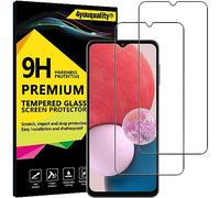 4youquality Lot de 2 films de protection d'écran en verre trempé pour téléphone portable Samsung Galaxy A13 5G/4G, résistant aux chocs et aux rayures