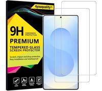 4youquality Lot de 2 protections d'écran en verre trempé pour Samsung Galaxy S25 Ultra, résistant aux chocs, anti-éclats, anti-rayure