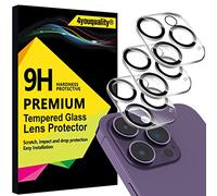 4youquality [Lot de 3 protecteurs d'objectif d'appareil photo pour iPhone 14 Pro Max (6,7") et iPhone 14 Pro (6,1"), verre trempé 9H, [LifetimeSupport] [anti-rayures] [n'affecte pas les prises de