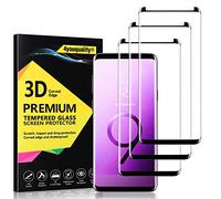 4youquality Lot de 3 protections d'écran en verre trempé pour Samsung Galaxy S9