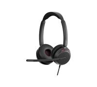 EPOS Impact 860T Casque Filaire Double Oreillette USB-C & USB-A avec Micro Anti-Bruit, Certifié Microsoft Teams, Super Wideband Audio, Confort Optimal, pour Bureau et Professionnels en Télétravail