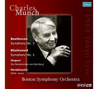 ベートーヴェン:交響曲第5番「運命」、ワーグナー:「ニュルンベルクのマイスタージンガー」より前奏曲、徒弟たちの踊り 他 (Beethoven: Sym.5, Blackwood: Sym.1, etc. / Charles Munch, BSO - 1960 Tokyo Live)