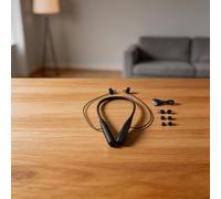 5.0 Casque tour de cou 360° Surround pour entraînement 5.0 (Noir) | Matériau ABS + PC, boîtier durable, design léger, noir ou blanc, pour une construction robuste