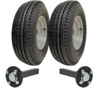 5.00-10 High Speed Trailer Kit Road Legal 500x10 Wheels & Hub & Stub Axles 710kg