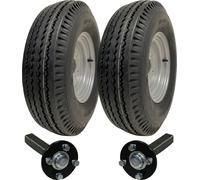 5.00-10 High Speed Trailer Kit Road Legal 500x10 Wheels & Hub & Stub Axles 710kg