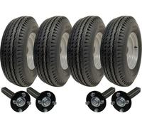 5.00-10 High Speed Twin Axle Trailer Kit Road Legal Four Wheels & Axles 750kgs