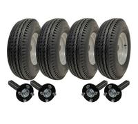5.00-10 Kit remorque à double essieu haute vitesse Road Legal Four Wheels & Axles 750kgs