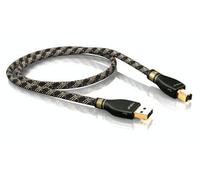 5,00m viablue KR-2 Argent USB Câble A/B 5,0m 5m (1Stk)