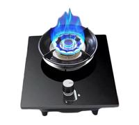 5.0KW Cuisiniere Gaz, Poêle À Gaz Portable 1 Brûleur, Gammes De Gaz De Table Et De Rinçage, Poêle en Verre Trempé, Cuisinière À Gaz Coupe-Vent Domestique, pour Caravane Maison Cuisine Camping(LPG)