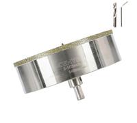 5-1/2 Pouces 140mm scie cloche carrelage foret diamant carrelage avec foret de centrage - Revêtue de diamant Adaptée pour,Verre, Marbre, Porcelaine et Céramique
