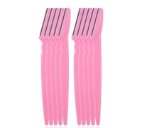 5/10/15 Pièces Tondeuse À Sourcils Outils De Maquillage Rasoir À Sourcils Visage Corps Épilation Lames De Rasoir Femme Sourcils Couteau De Mise En Forme - Type 10pcs Pink