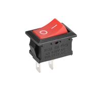 5/10/15Pcs Push Button Switch 10x15mm SPST 2Pin 3A 250V KCD11 Snap-in on/Off Rocker Switch 10MM*15MM NWPNLXEA(Rot,One Size)
