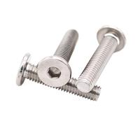 5/10/20/25/50pcs CM M1.6 M2 .5 M3 M4 M5 M6 M8 304 Douille Hexagonale En Acier Inoxydable, Plaquette Plate Ultra Fine, Vis À Tête Allen(5mm,M2.5 50pcs)