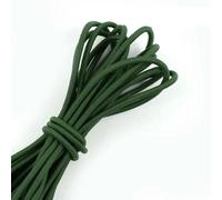 5/10/20/30/40/50M Élastiques de 4,0 mm Adaptateur pour élastiques à cheveux Corde élastique en caoutchouc au mètre Vêtements Ceinture Cordon élastique Fournitures de couture - Vert armée - 4,0 mm -